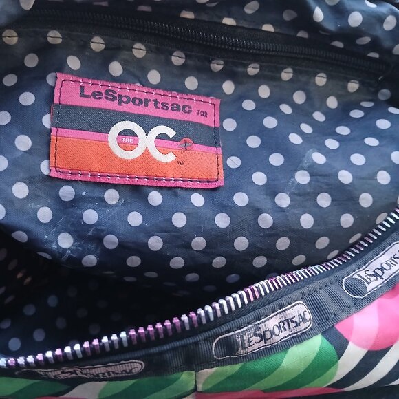 Y2K - le Sportsac X OC -tijuana Rose-hobo-bag - Picture 2 of 10